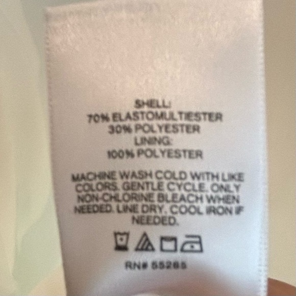 EXPRESS Sz L Blazer Double Breasted Lined Gold Buttons Shoulder Pads NEW W/ TAG - Picture 9 of 9